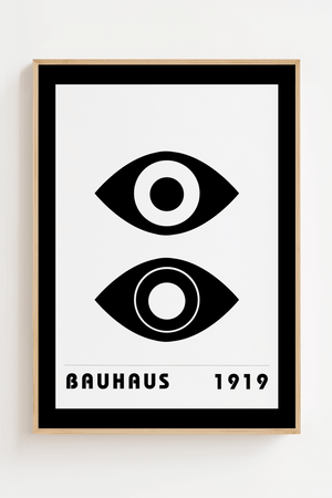 Bauhaus 1919 Black Eye Plakat