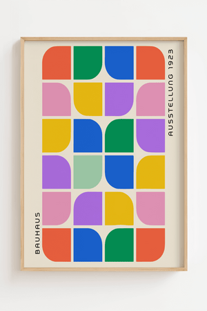 Bauhaus Wall Austellung Plakat