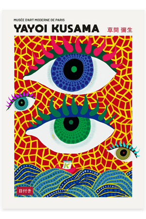 Yayoi Death Eyes Plakat