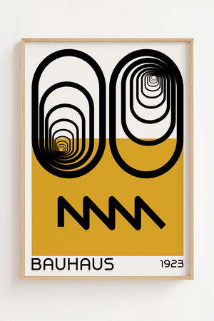 Yellow Eyes Bauhaus Plakat