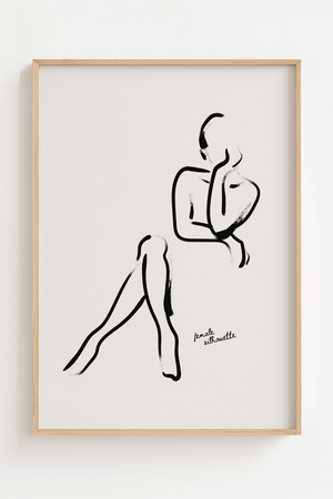 Female Silhouette Plakat