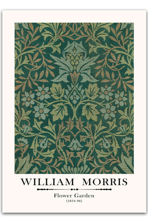 William Morris - Flower Garden Plakat