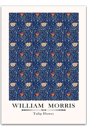 William Morris - Tulip Flower Plakat
