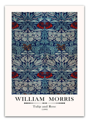 William Morris - Tulip & Rose Plakat