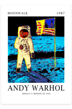 Apollo 11 - Andy Warhol Plakat
