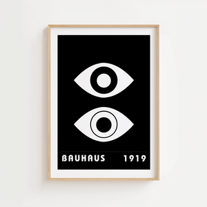 Bauhaus 1919 White Eye Plakat
