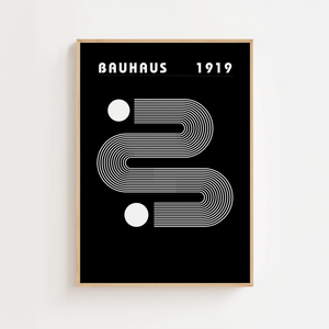 Bauhaus 1919 Two way Plakat