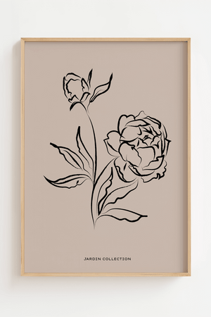 Galerie Jardin Flower Plakat