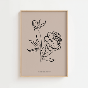 Galerie Jardin Flower Plakat