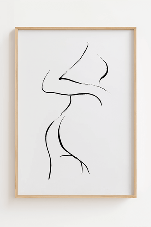 Sensuel Silhuet Plakat