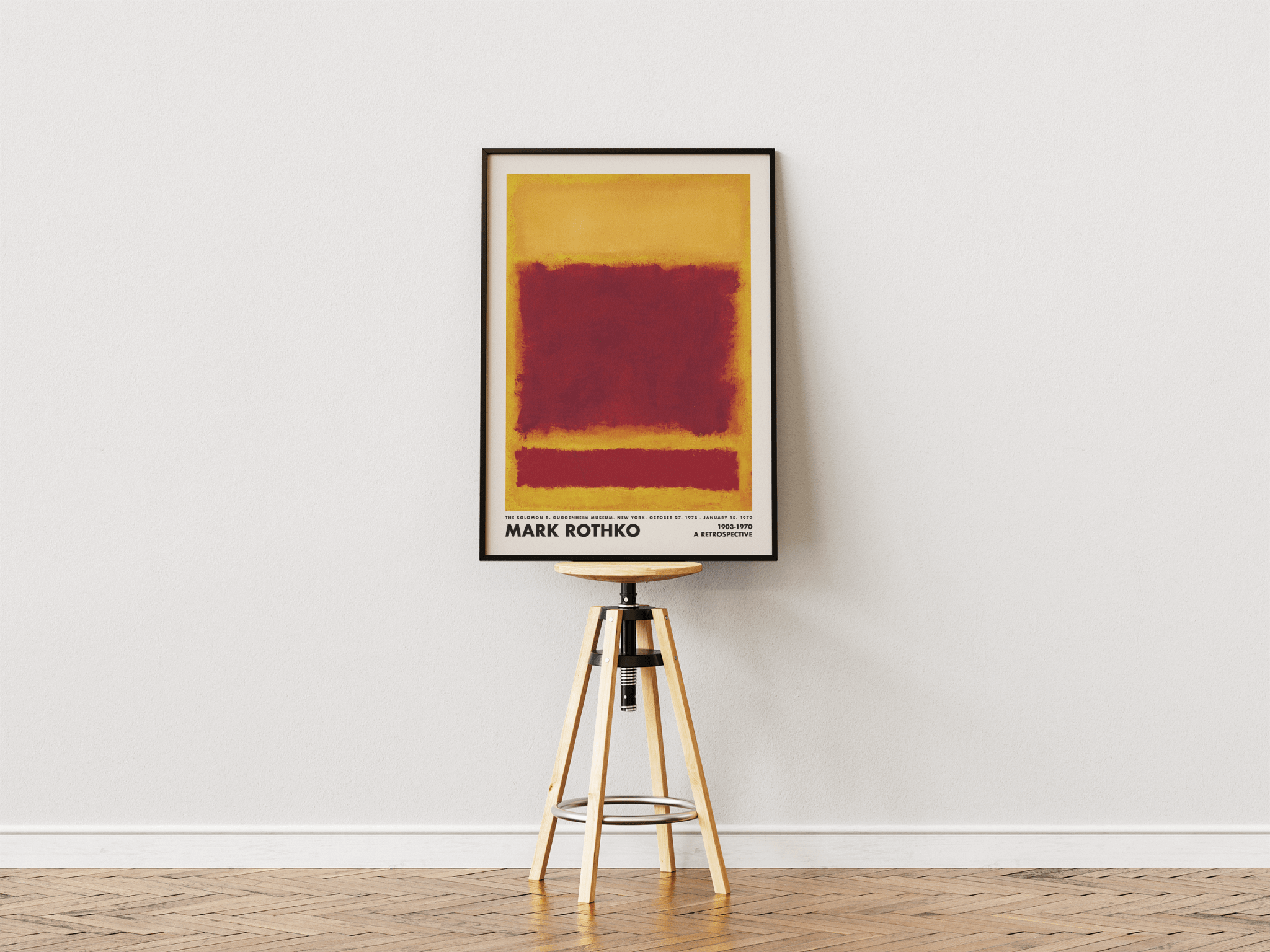 Mark Rothko Outline No.304 Mark Rothko poster – Abstract art in warm colors