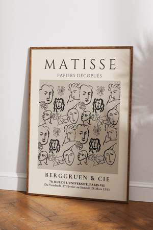 Faces - Matisse Plakat | Ikonisk & Moderne Kunst