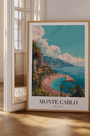 Monte Carlo Frankrig – Byplakat