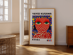 Dotted Face – Yayoi Kusama Plakat
