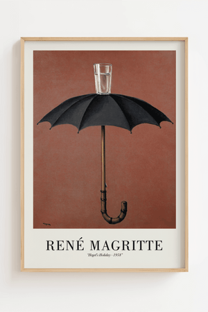 Hegel's Holiday – René Magritte Plakat