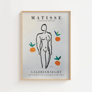 Made with oranges - Matisse Plakat