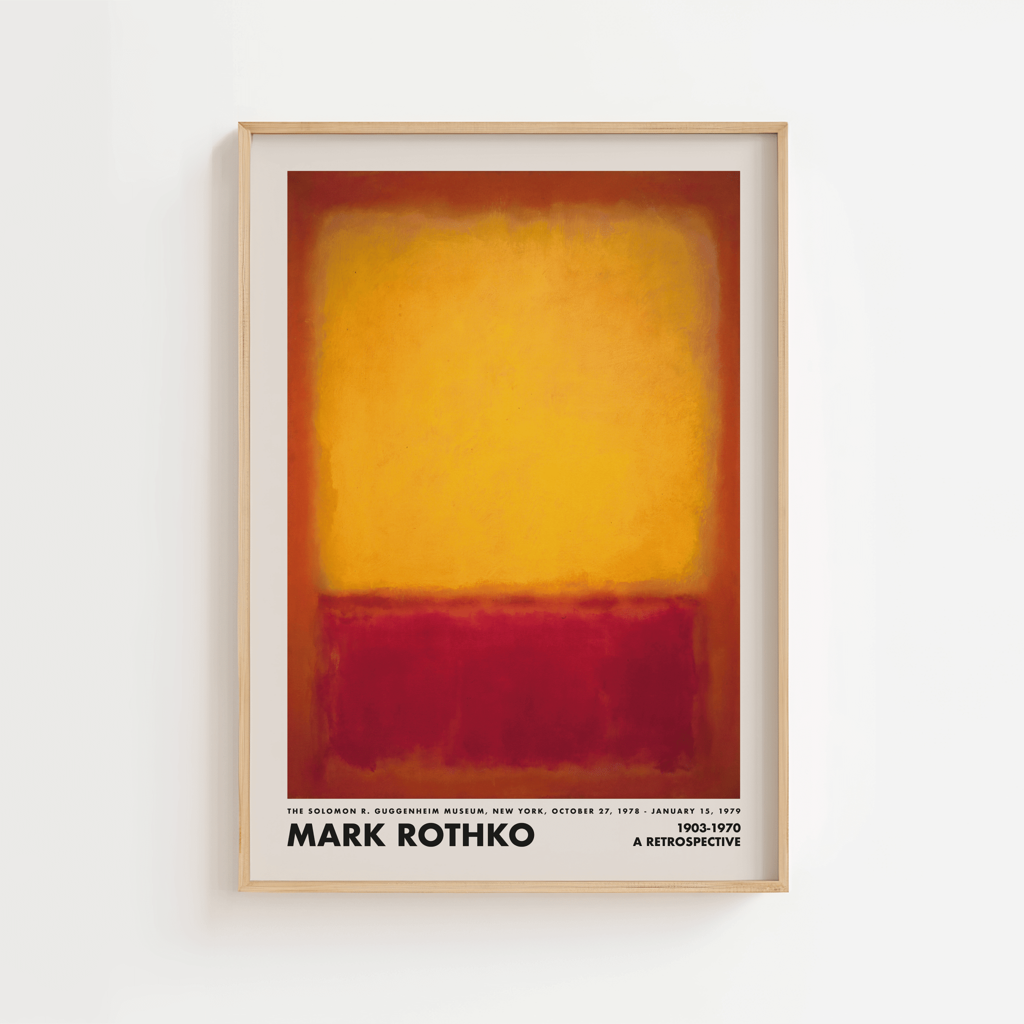 Mark Rothko Logo No.303 Mark Rothko poster – Modern abstract art