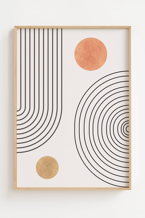 Abstract Circle Plakat