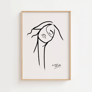 La Femme - Silhouette Plakat