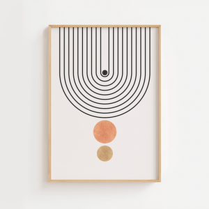 Abstract Door up Plakat