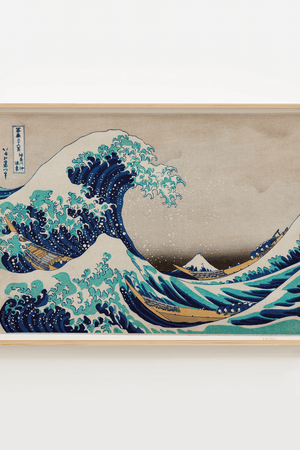 The Wave  - Hokusai Plakat
