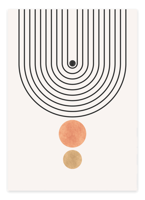 Abstract Door Up Plakat | Minimalistisk & Moderne Kunst

