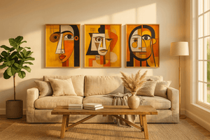 Selvportræt Kubisme Picasso Billedvæg - Ellens Postershop