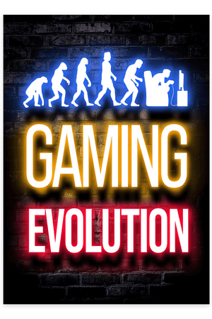 Gaming Evolution - Gaming Plakat