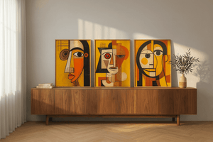 Selvportræt Kubisme Picasso Billedvæg - Ellens Postershop