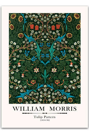 William Morris - Tulip pattern Plakat