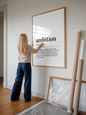 Ambition Definition Plakat