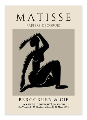 Black Madame - Matisse Plakat | Tidløs & Stilren Kunst