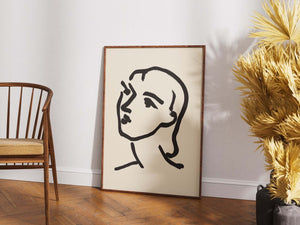 Matisse Madame Ansigt Plakat | Tidløs og Stilfuld Kunst