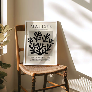 La Fleur Black - Matisse Plakat | Elegant & Tidløs Kunst