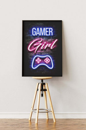 Gamer Girl - Gaming Plakat
