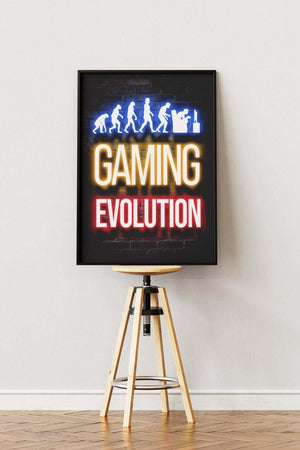 Gaming Evolution - Gaming Plakat