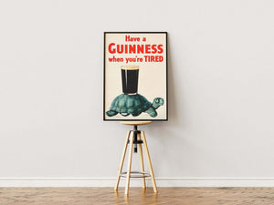 Guinness Turtle Plakat