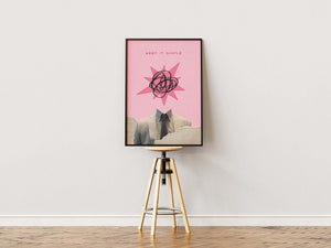 "Keep It Simple" - Pink Plakat