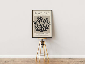 La Fleur Black - Matisse Plakat | Elegant & Tidløs Kunst