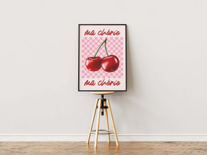 fransk charme med Ma Chérie - Pink Plakat