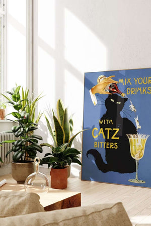 Mix Your Drinks With Catz Bitters Plakat