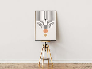 Abstract Door Up Plakat | Minimalistisk & Moderne Kunst
