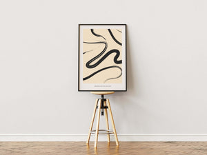 Abstract Minimalist Plakat | Stilren & Moderne Kunst