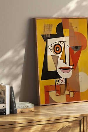 Selvportræt Kubisme 1)  - Picasso Plakat