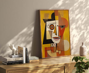 Selvportræt Kubisme 1)  - Picasso Plakat