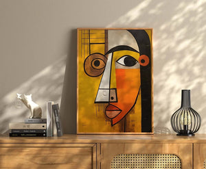 Selvportræt Kubisme Picasso Billedvæg - Ellens Postershop