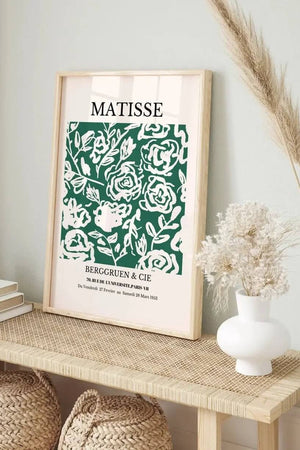 Matisse Plakat | "Matisse Grøn Rose" poster | Køb fra Ellensshop.dk