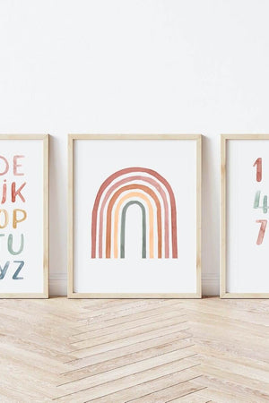 Regnbue Børneplakat
