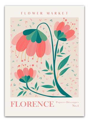 Flower Market Florence No.4 Plakat