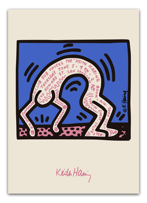 Breakdancer - Keith Haring Plakat